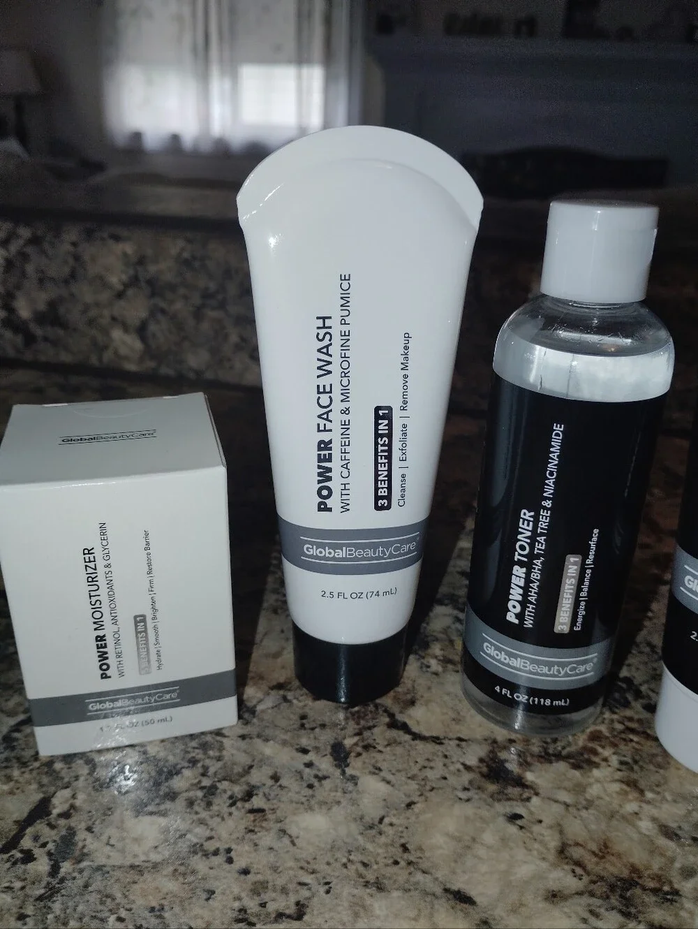 Power beauty setPower bubbling clay mask power moisturizer power face wash